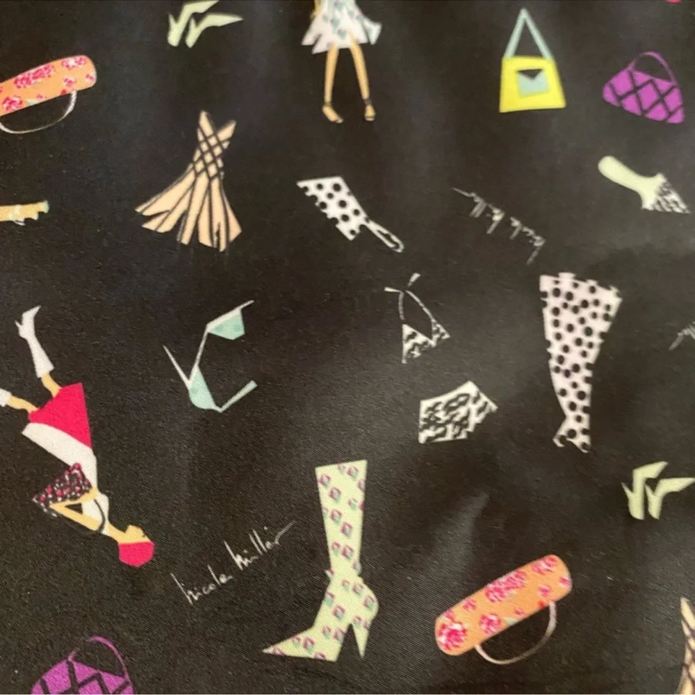 Y2K Nicole Miller Nylon cute fashion theme laptop/messenger bag.